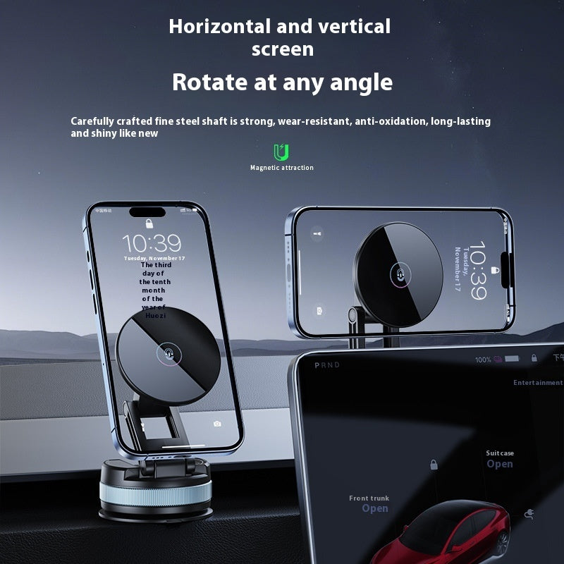 Folding Table For Car Magnetic Phone Holder