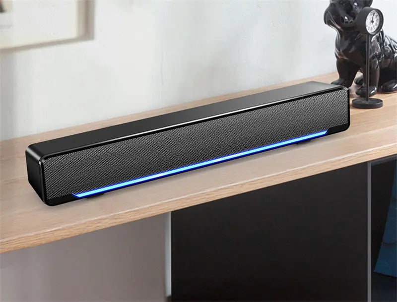 Desktop USB Soundbar with Subwoofer for Home Use