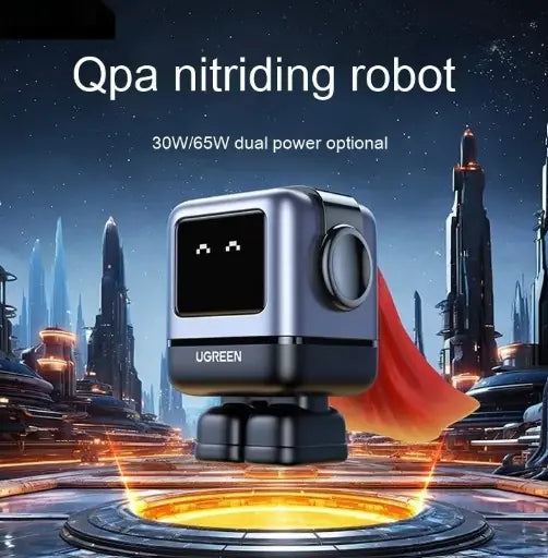 AI Companion Nexode 65W GaN USB-C Charger (3-Port)