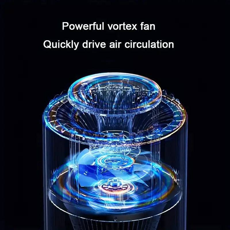 Two-in-One Mini Air Purifier with Lamp Function