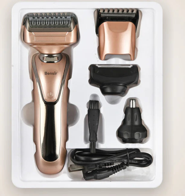 3-in-1 Electric Shaver, Hair Clipper & Nose Trimmer