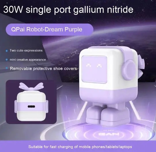 AI Companion Nexode 65W GaN USB-C Charger (3-Port)