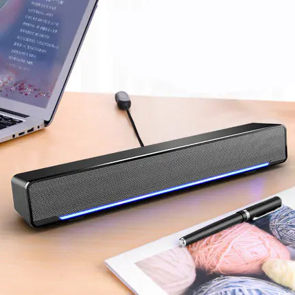 Desktop USB Soundbar with Subwoofer for Home Use