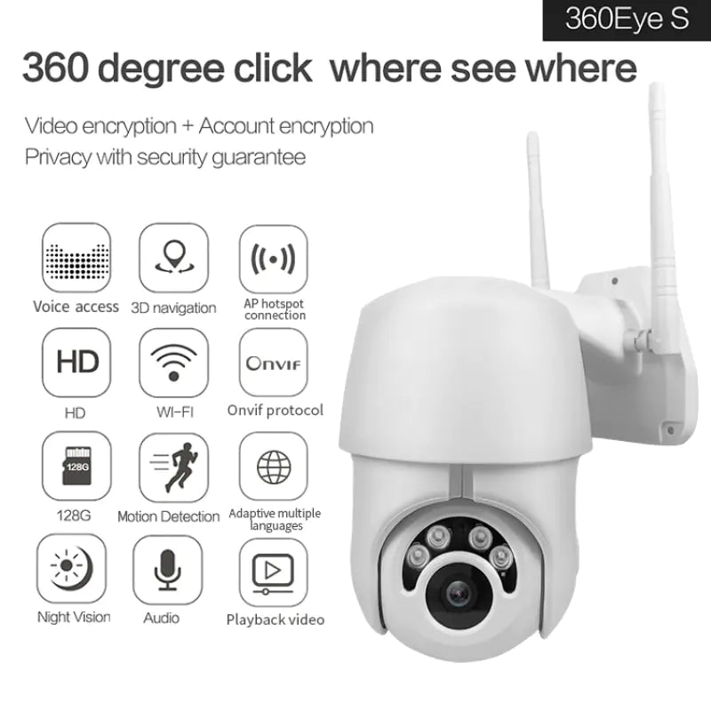 1080p Wireless Outdoor WiFi Security Camera