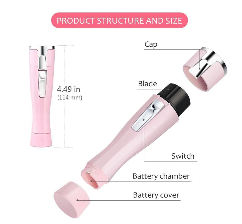 Hair Removal Device for Women - Shaver and Trimmer