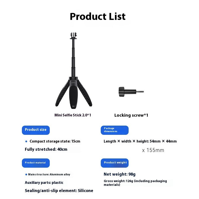 Taixun Mini Selfie Stick Tripod