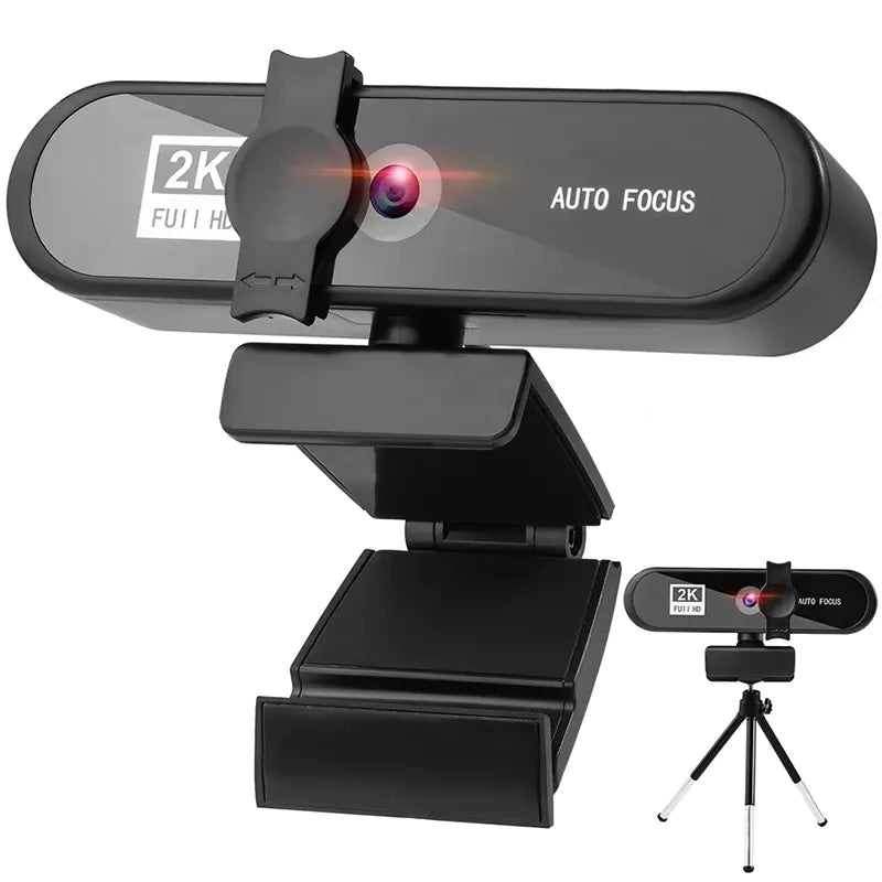 4K 1080p USB Webcam with Microphone and Tripod