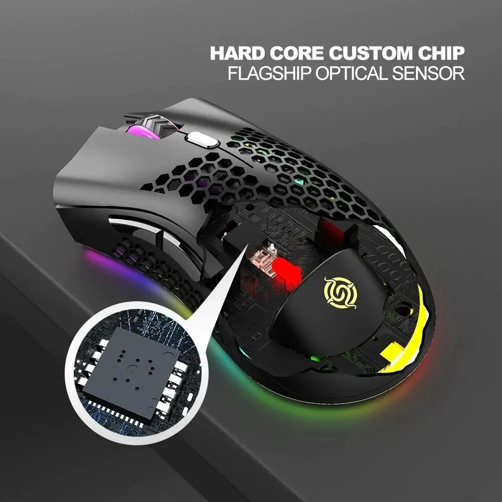 BM600 Rechargeable Wireless RGB Gaming Mouse for PC