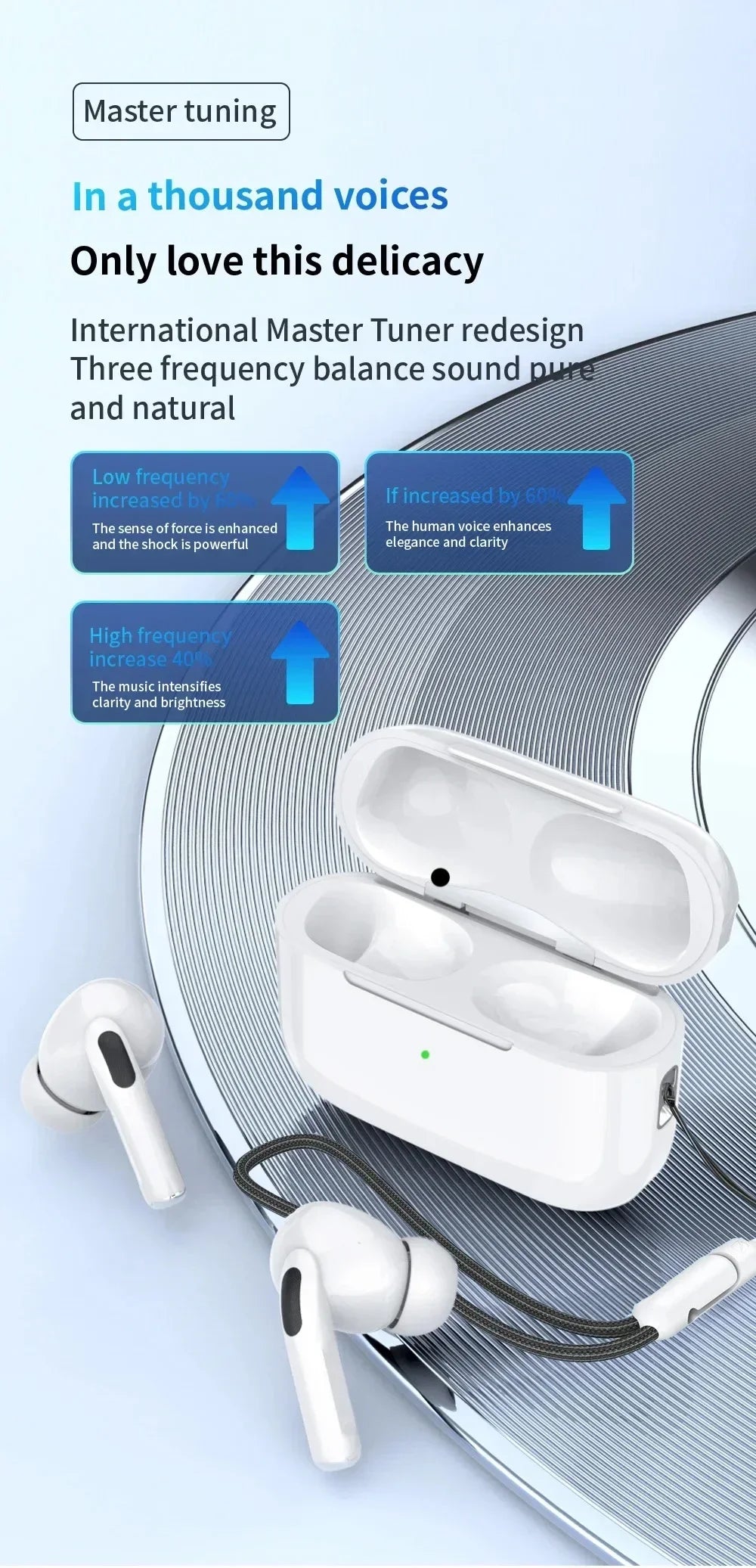 Air Pro True Wireless Bluetooth Earphones Headphones