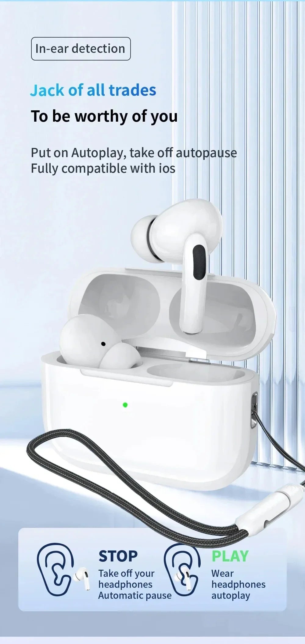 Air Pro True Wireless Bluetooth Earphones Headphones